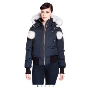 Moose knuckles woman bomber coat